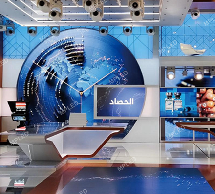 MPLED Television Station LED Display 