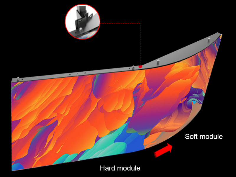 MPLED led flexible screen Wall