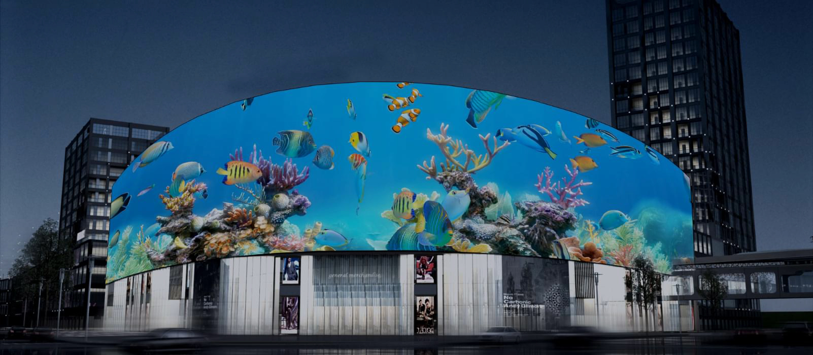 MPLED LED Display company wall
