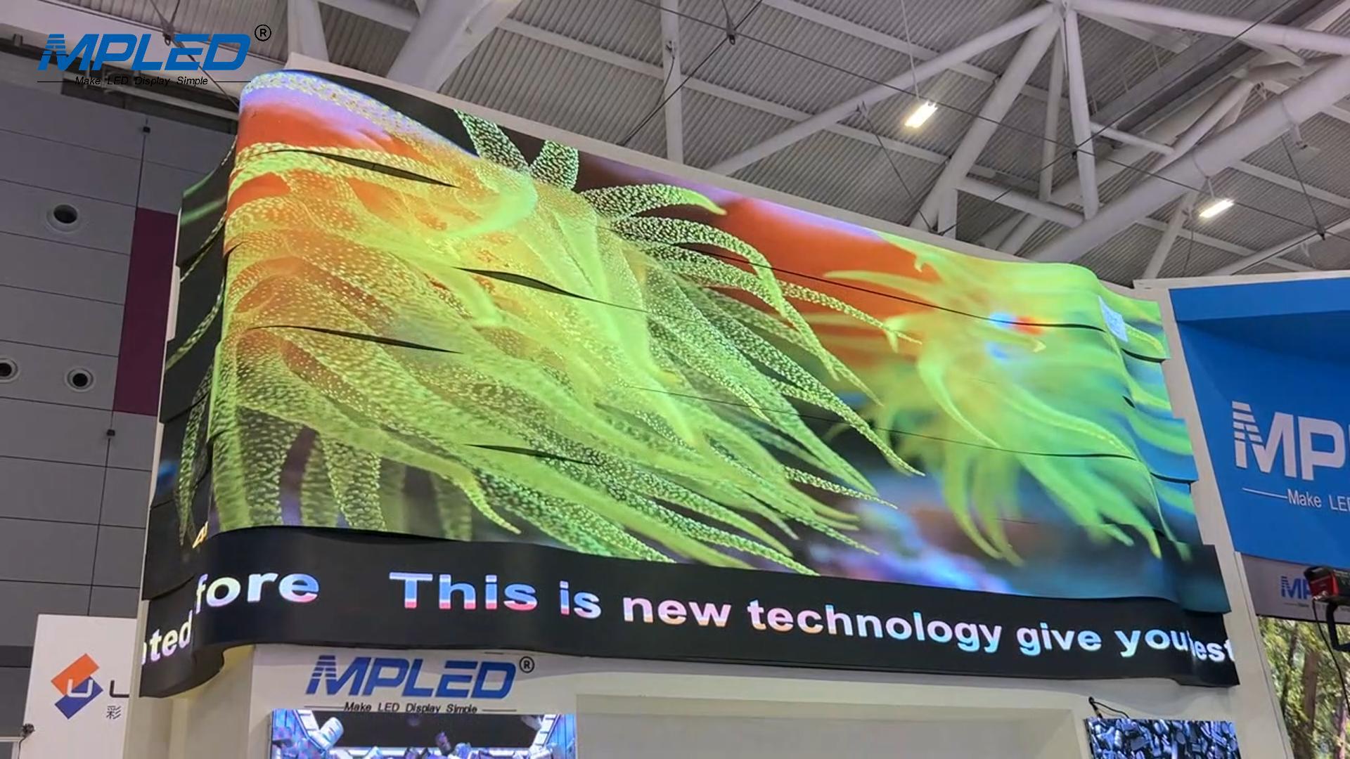 MPLED Wave creative display LED wall screen board